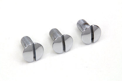Chrome Left Side Oval Head Screws