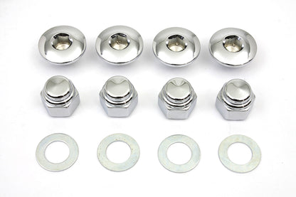 Rocker Shaft End Nut Stock Allen Type Chrome