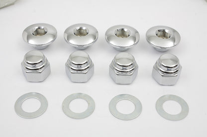 Rocker Shaft End Nut Stock Allen Type Chrome