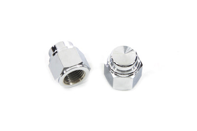 Chrome Cap Nut Fine 1/2-20 Thread
