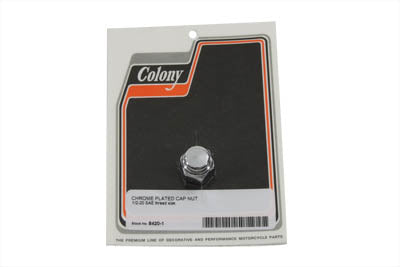 Chrome Cap Nut 7/16-14 Coarse Thread
