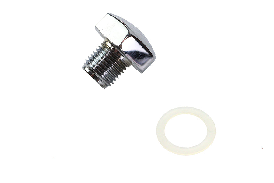 Oil Tank Drain Plug Chrome