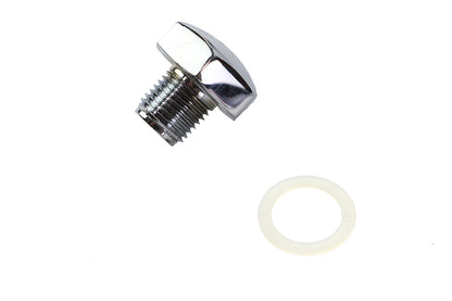 Oil Tank Drain Plug Chrome