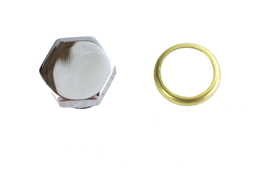 Transmission Engine Drain Plug 1/2 X 13 Thread Chrome