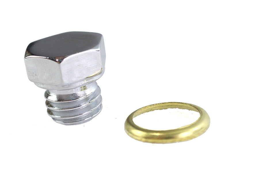 Transmission Engine Drain Plug 1/2 X 13 Thread Chrome