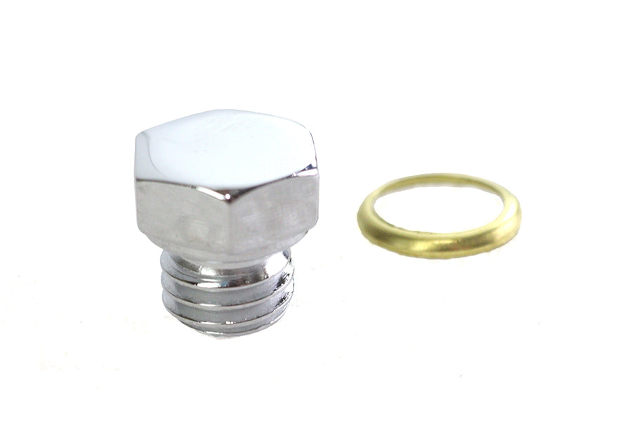 Transmission Engine Drain Plug 1/2 X 13 Thread Chrome