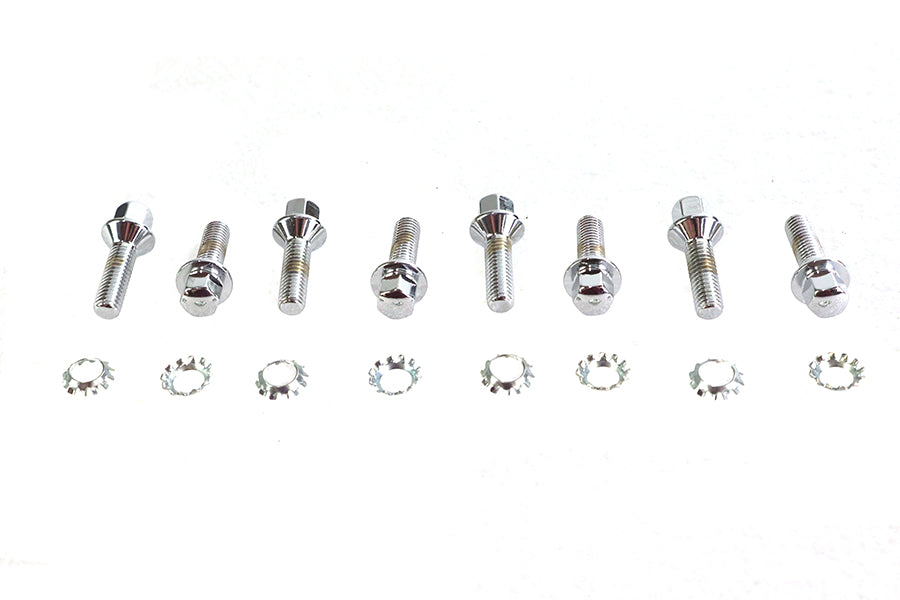 Chrome Tappet Block Hex Screw