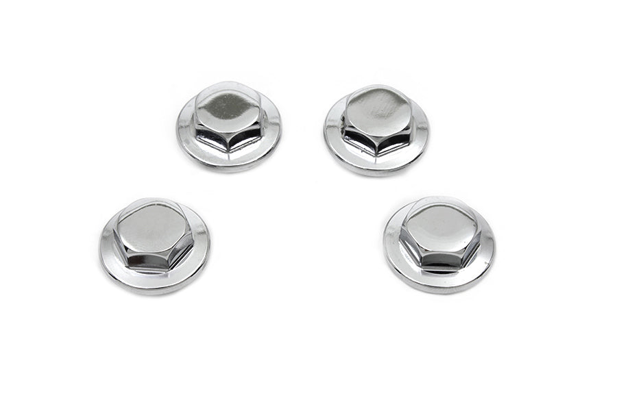 Rocker Shaft End Caps Chrome
