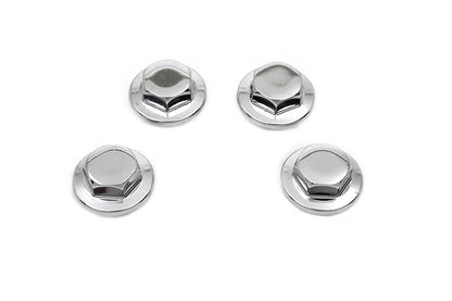 Rocker Shaft End Caps Chrome