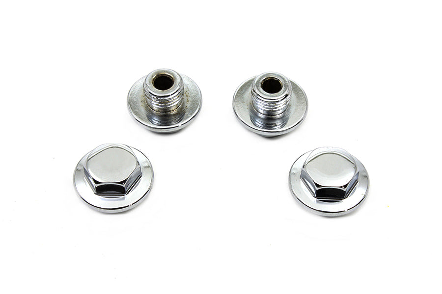 Rocker Shaft End Caps Chrome