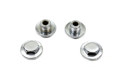 Rocker Shaft End Caps Chrome