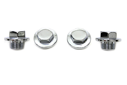 Rocker Shaft End Caps Chrome