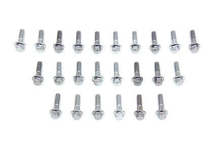 Rocker Box Valve Cover Screw Short Chrome