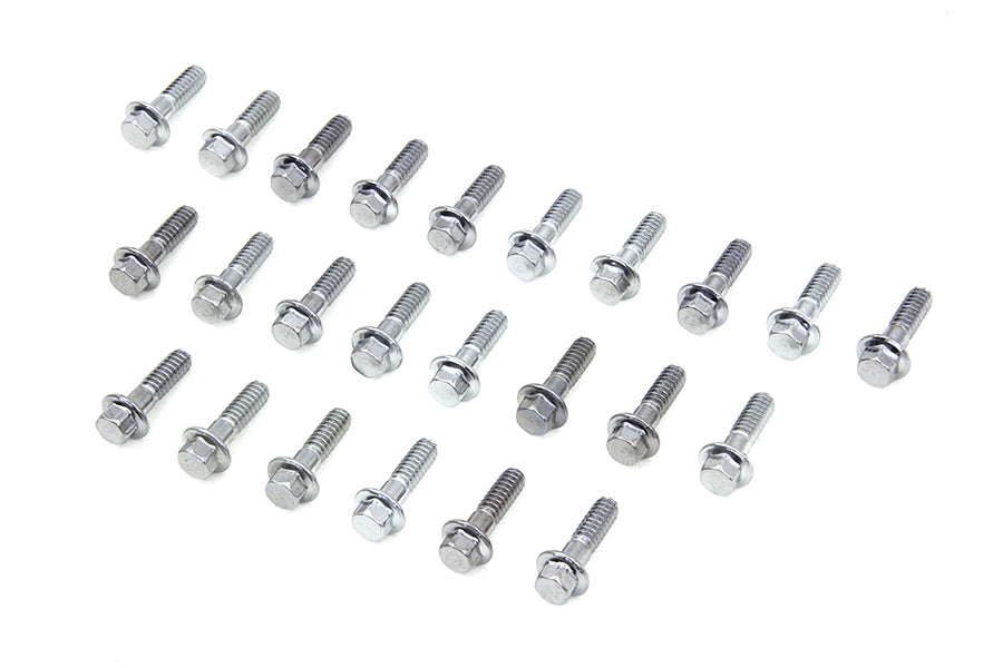 Rocker Box Valve Cover Screw Short Chrome