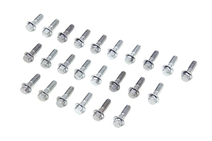 Rocker Box Valve Cover Screw Short Chrome