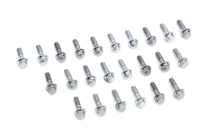 Rocker Box Valve Cover Screw Short Chrome