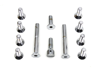 Transmission Top Cover Screw Kit Chrome