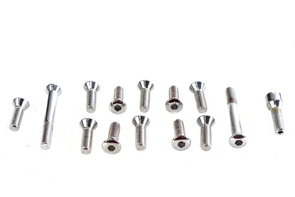 Transmission Top Cover Screw Kit Chrome