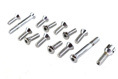 Transmission Top Cover Screw Kit Chrome