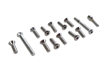 Transmission Top Cover Screw Kit Chrome