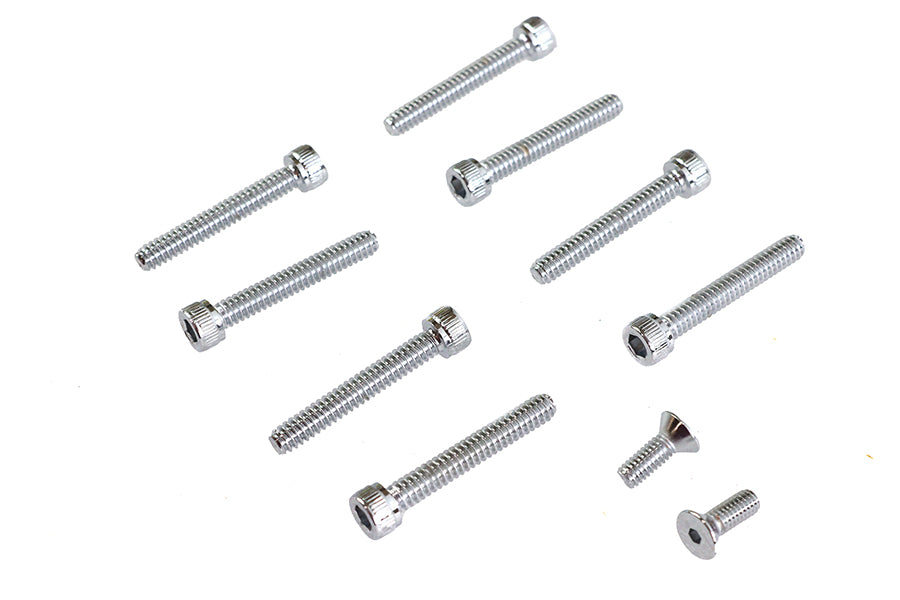 Handlebar Switch Housing Allen Screws Chrome
