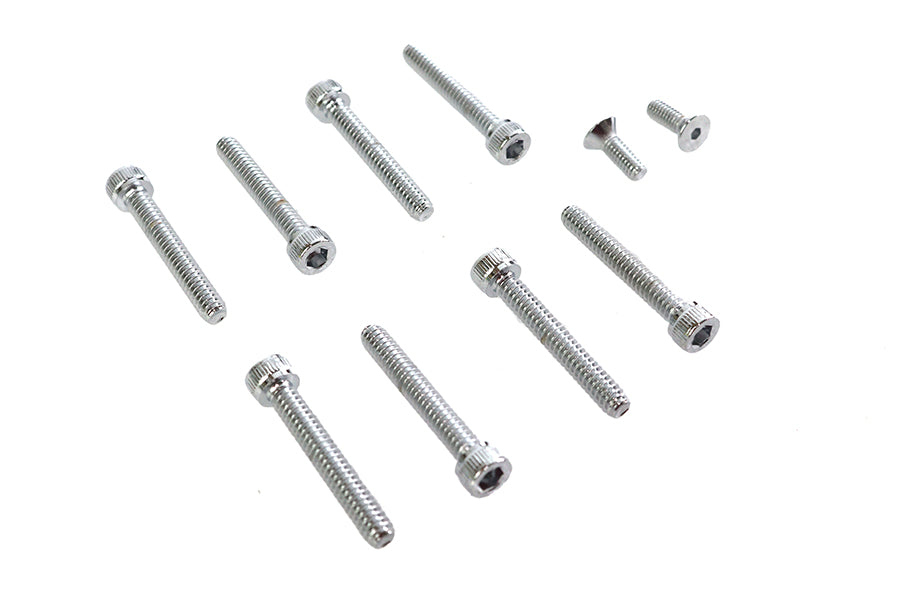 Handlebar Switch Housing Allen Screws Chrome