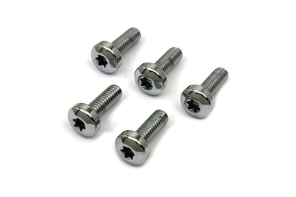 Chrome Front Brake Disc Bolt Set