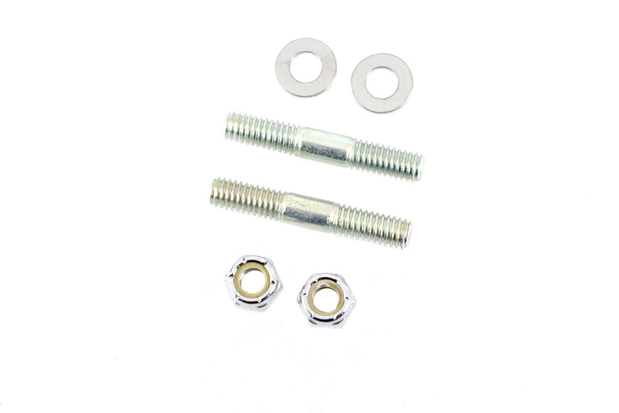 Fork Slider Bottom Cap Stud and Nut Chrome