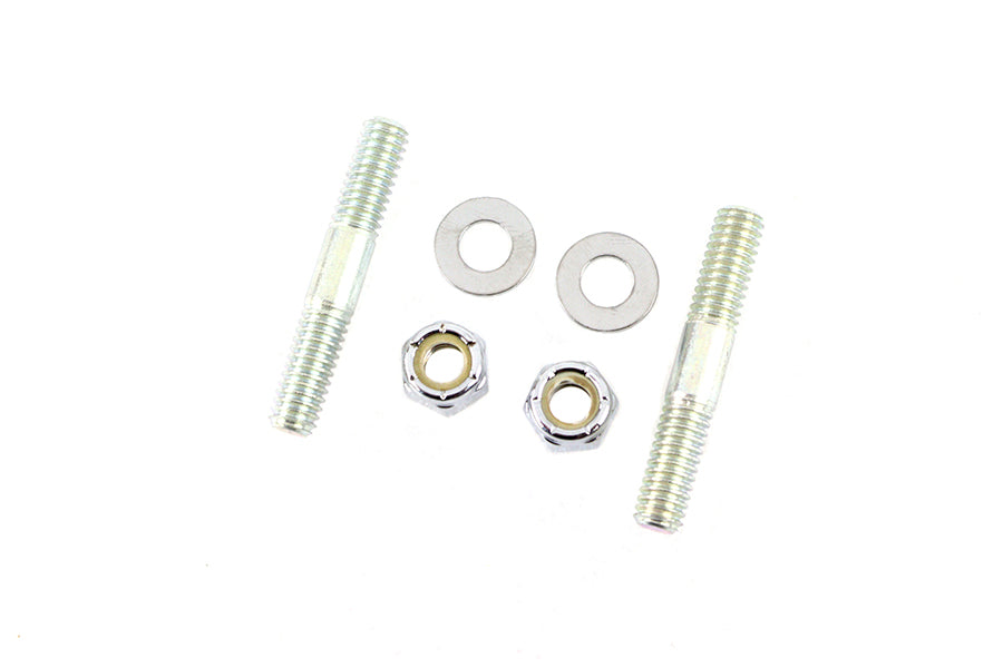 Fork Slider Bottom Cap Stud and Nut Chrome