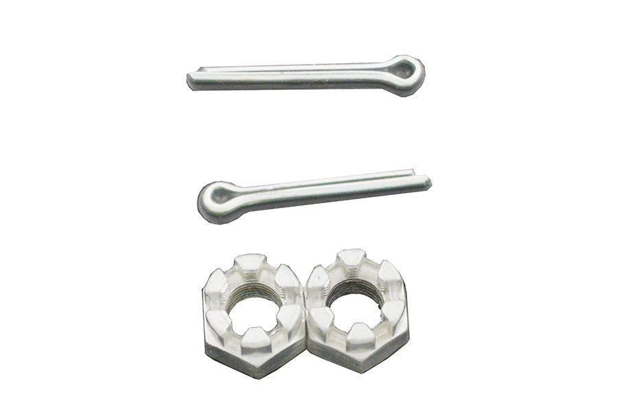 Front Axle Nut Kit Cadmium