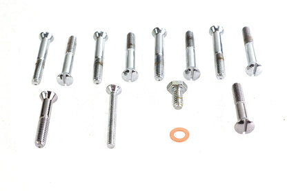 Primary Cover Screw Kit Chrome