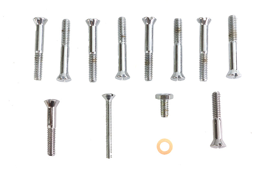 Primary Cover Screw Kit Chrome