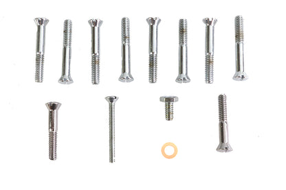 Primary Cover Screw Kit Chrome