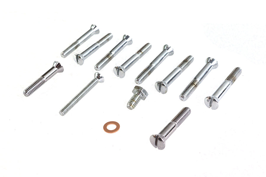 Primary Cover Screw Kit Chrome