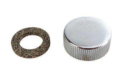 Fuel Filter Strainer Cap Chrome