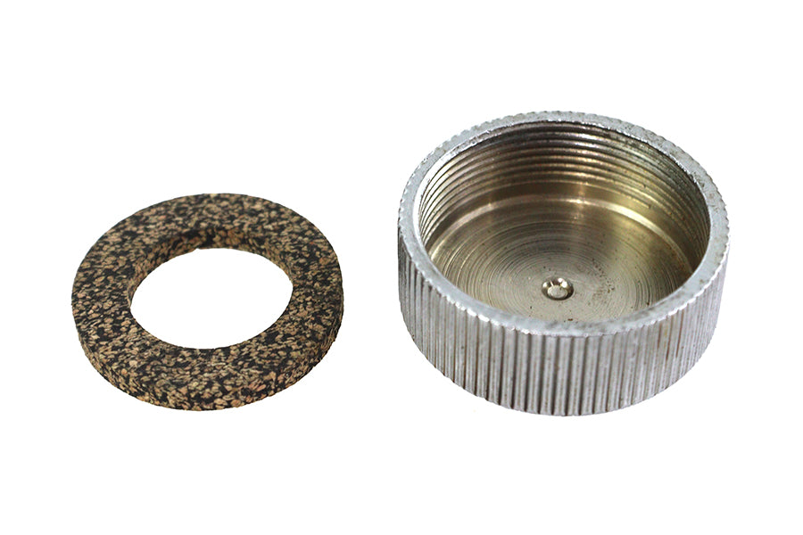 Fuel Filter Strainer Cap Chrome