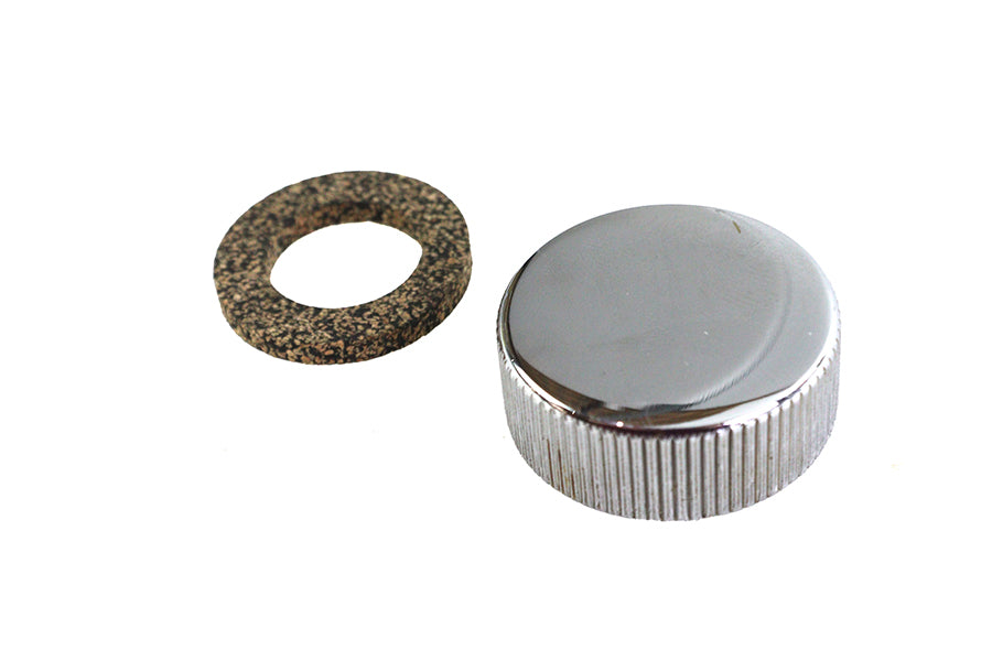 Fuel Filter Strainer Cap Chrome