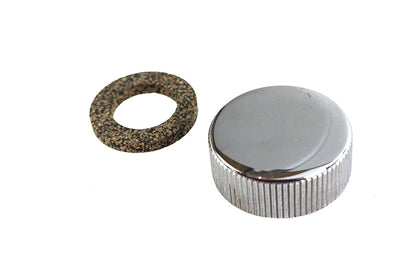 Fuel Filter Strainer Cap Chrome