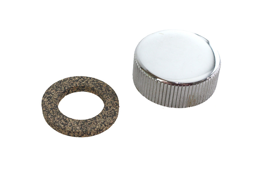 Fuel Filter Strainer Cap Chrome