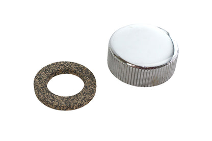 Fuel Filter Strainer Cap Chrome