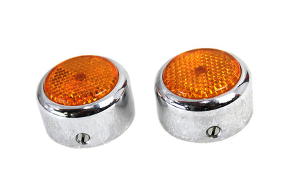 Swingarm Pivot Bolt Cover with Amber Reflectors