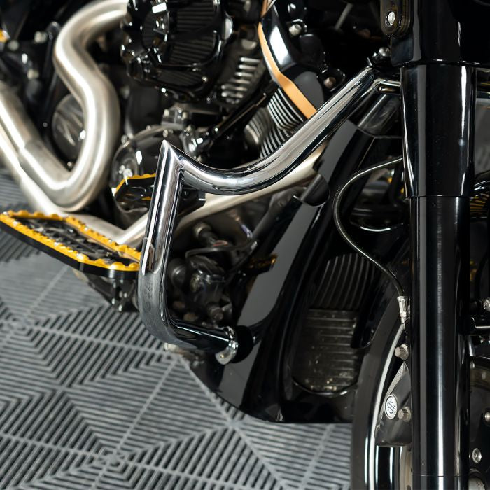 HOGWORKZ chrome havoc engine guard for harley touring