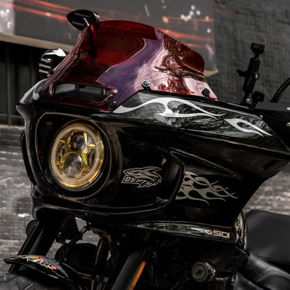 HOGWORKZ® Flowz™ 6" Windshield for Harley® Low Rider ST '22+ in Orange on Low Rider St