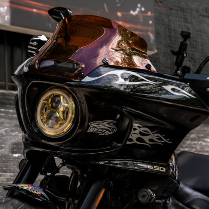HOGWORKZ® Flowz™ 6" Windshield for Harley® Low Rider ST '22+ in Red on Low Rider St