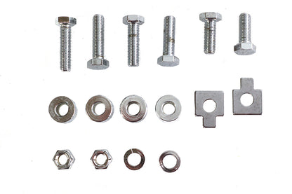 Chrome Oil Tank Bracket Mount Kit