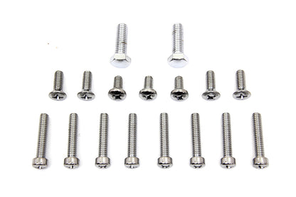 Primary Cover Screw Kit Chrome