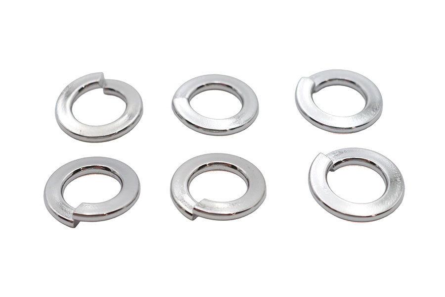 Chrome Split Lock Washer 3/8 Inner Diameter