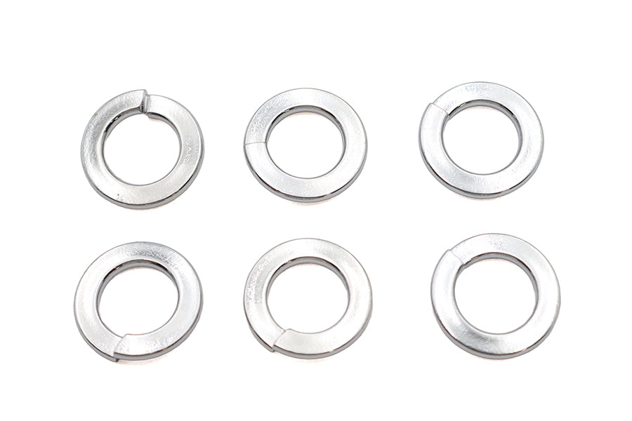 Chrome Split Lock Washer 3/8 Inner Diameter