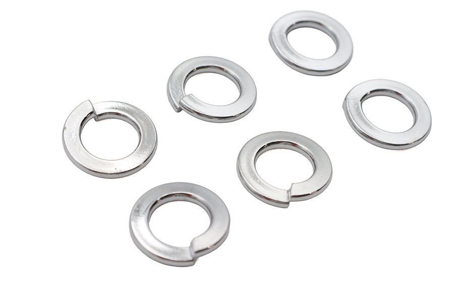 Chrome Split Lock Washer 3/8 Inner Diameter