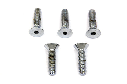 Front Disc Brake Screw Kit Chrome